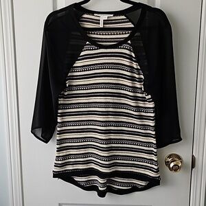BCBGeneration 3/4 sleeve top